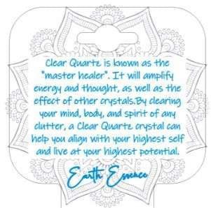 Point Pendant Clear Quartz - 1st Stop Marshall's Health Shop, Gift Shop! - Heath and Natural Therapy New Brighton Christchurch - Naturopath