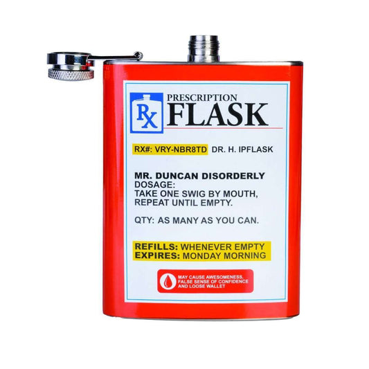 Prescription Metal Flask - MarshallsHealthShop