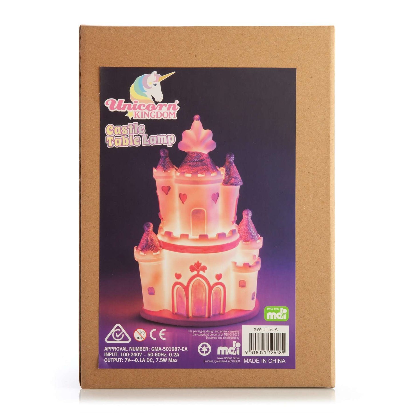 Princess Castle Table Lamp - MarshallsHealthShop