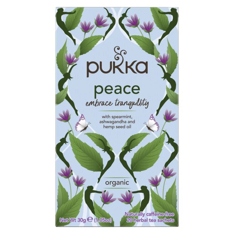 Pukka Organic Peace Tea 20 Bag - 1st Stop Marshall's Health Shop, Gift Shop! - Heath and Natural Therapy New Brighton Christchurch - Naturopath