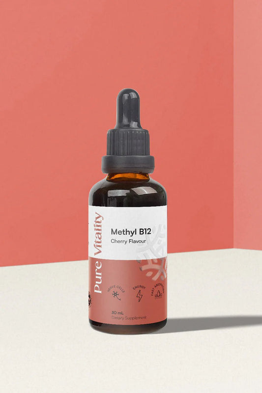 Pure Vitality's Methyl B12 30ml - 1st Stop Marshall's Health Shop, Gift Shop! - Heath and Natural Therapy New Brighton Christchurch - Naturopath