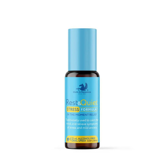 Rest&Quiet Stress Formula - 1st Stop Marshall's Health Shop, Gift Shop! - Heath and Natural Therapy New Brighton Christchurch - Naturopath