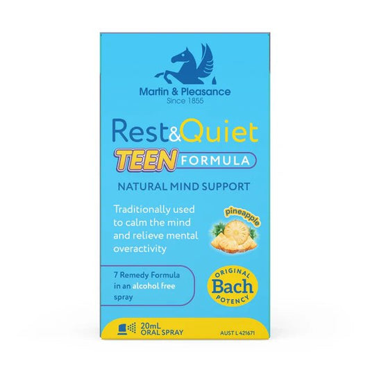Rest&Quiet Teen Formula Spray 20ml - 1st Stop Marshall's Health Shop, Gift Shop! - Heath and Natural Therapy New Brighton Christchurch - Naturopath