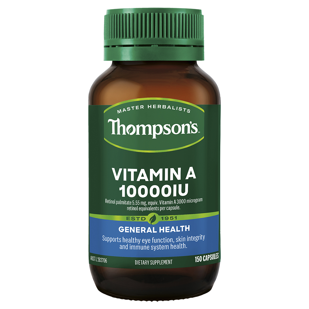 Thompson's Vitamin A 10000IU 150 Capsules