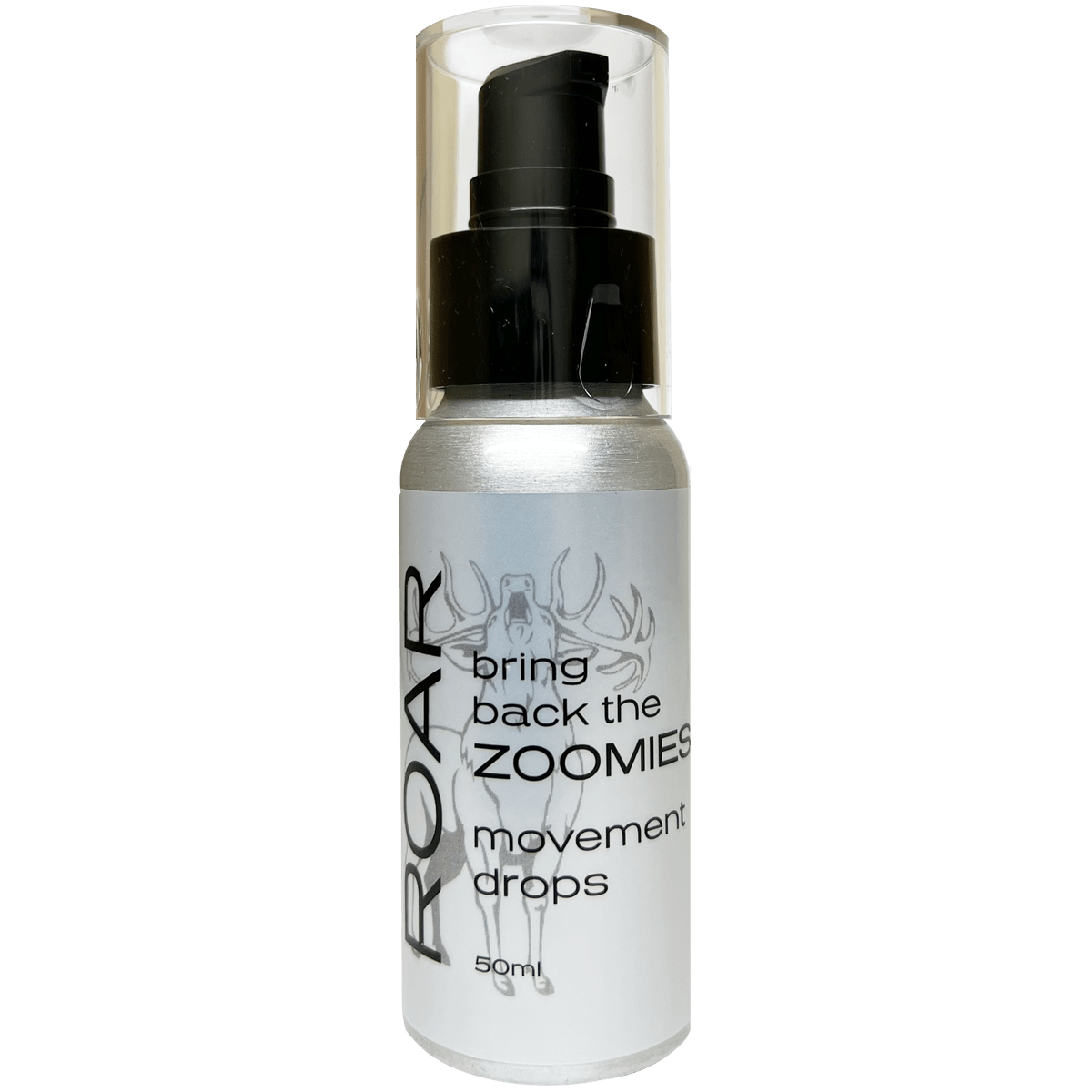 ROAR - Bring Back the Zoomies ? Movement Drops 50ml - 1st Stop Marshall's Health Shop, Gift Shop! - Heath and Natural Therapy New Brighton Christchurch - Naturopath