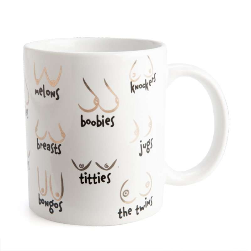Rude Mug Boobs - 1st Stop Marshall's Health Shop, Gift Shop! - Heath and Natural Therapy New Brighton Christchurch - Naturopath