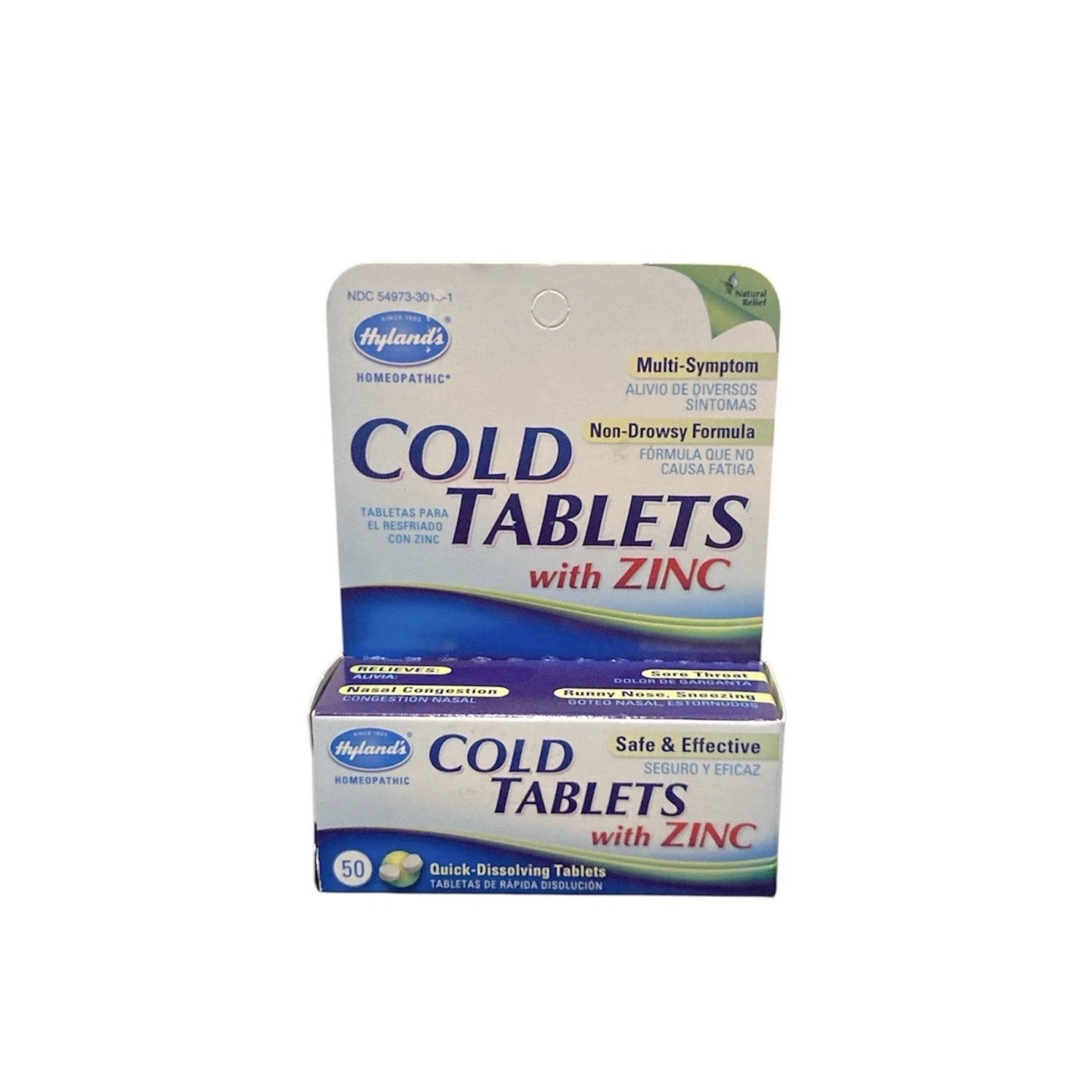 HYLANDS Cold Tablets With Zinc 50