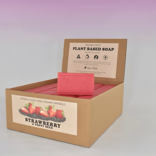 Salisbury Strawberry Poppyseed Soap - 1st Stop Marshall's Health Shop, Gift Shop! - Heath and Natural Therapy New Brighton Christchurch - Naturopath