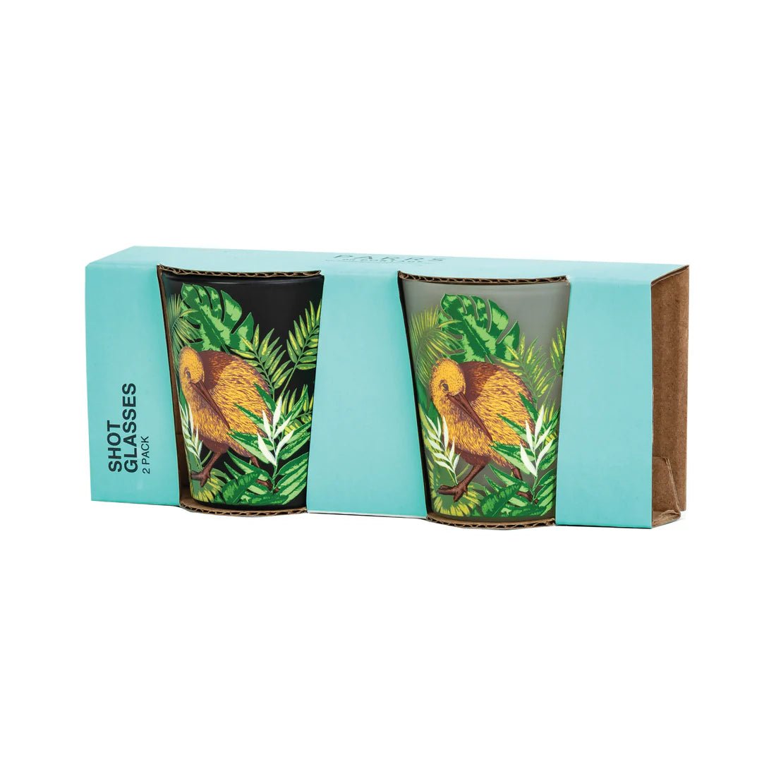 Shot Glass Kiwi Tropics Set of 2 - MarshallsHealthShop