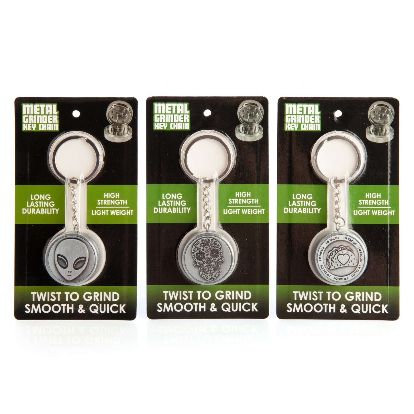 Smokezilla Metal Grinder Keychain - MarshallsHealthShop