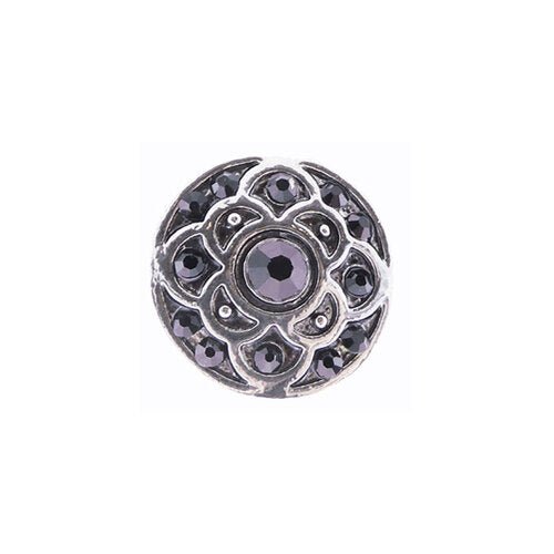 Snap-Ant Silver/Black Enamel# - 1st Stop Marshall's Health Shop, Gift Shop! - Heath and Natural Therapy New Brighton Christchurch - Naturopath#