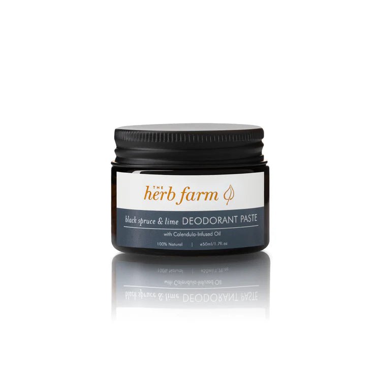The Herb Farm Black Spruce & Lime Deodorant Paste - MarshallsHealthShop