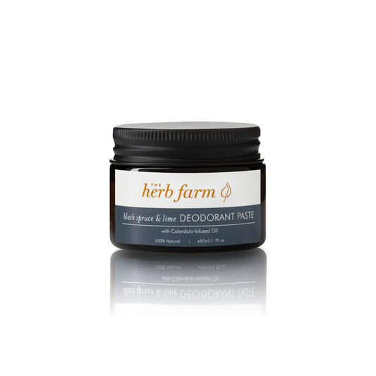 The Herb Farm Black Spruce & Lime Deodorant Paste - MarshallsHealthShop
