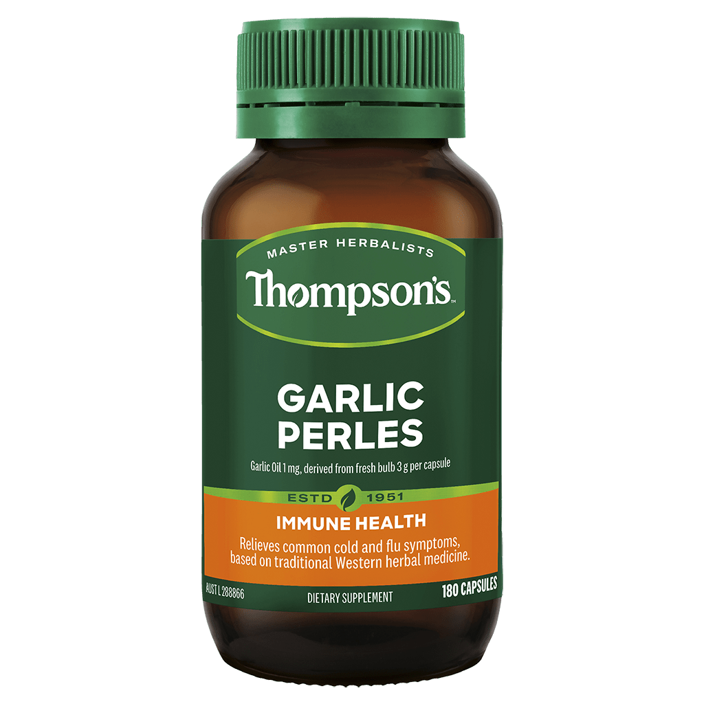 Thompson's Garlic Perles 180 Capsules - MarshallsHealthShop