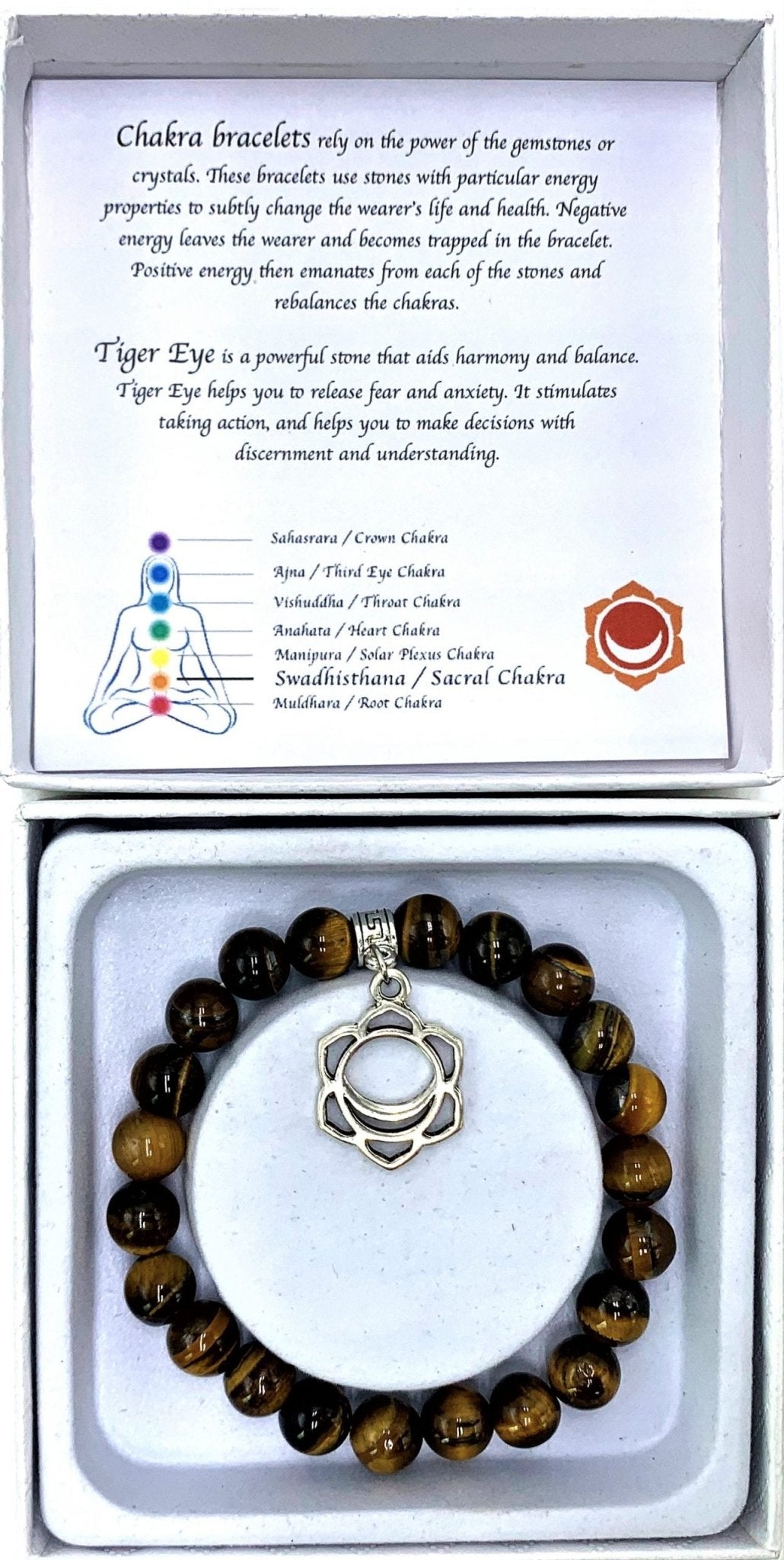 Tiger Eye Sacral Chakra Bracelet - 1st Stop Marshall's Health Shop, Gift Shop! - Heath and Natural Therapy New Brighton Christchurch - Naturopath