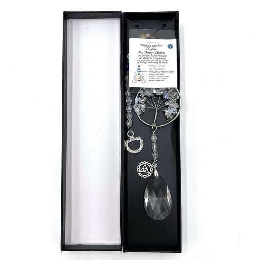 Tree of Life Suncatcher Throat Chakra Opalite
32.5x5x1.5cm
1st Stop, Marshall's Health Shop, Gift Shop!
SKU: WSC1