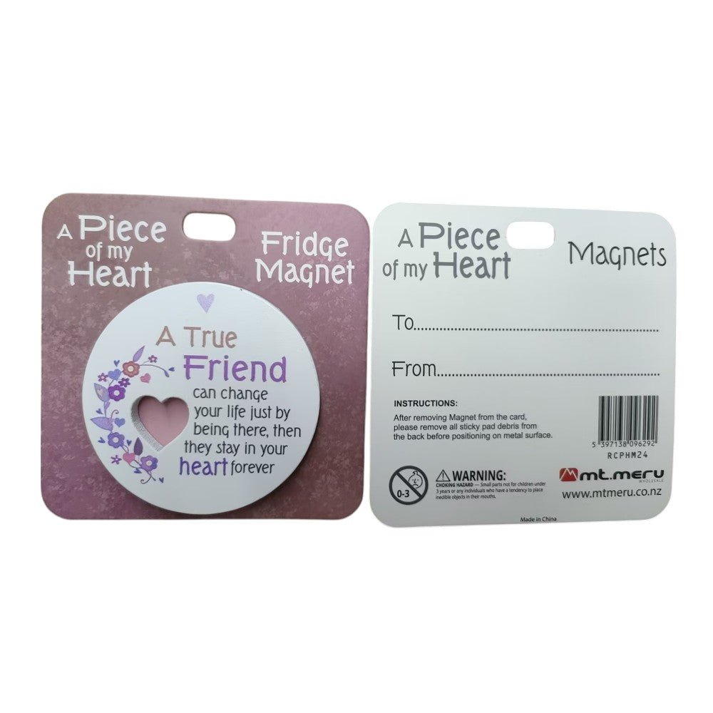 True Friend Piece of My Heart Magnet - MarshallsHealthShop