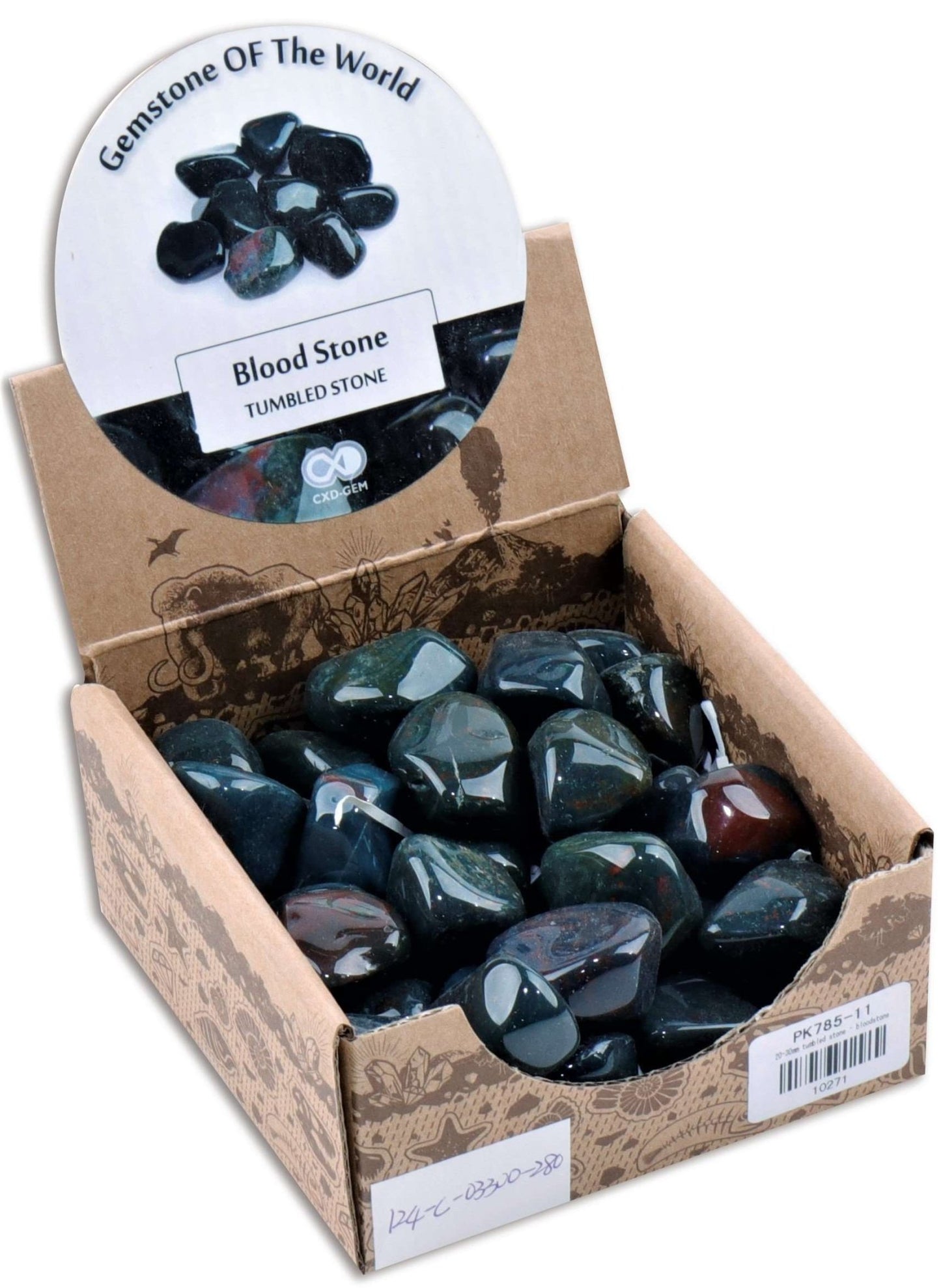 Tumbled Stone Bloodstone - MarshallsHealthShop