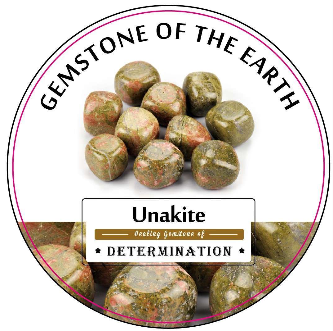 Tumbled Stone Unakite - MarshallsHealthShop