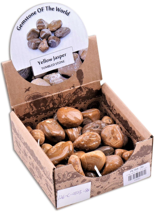 Tumbled Stone Yellow Jasper - MarshallsHealthShop