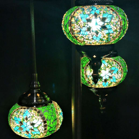 Turkish Mosaic Lamp 3 Tier TL153 - 1st Stop Marshall's Health Shop, Gift Shop! - Heath and Natural Therapy New Brighton Christchurch - Naturopath