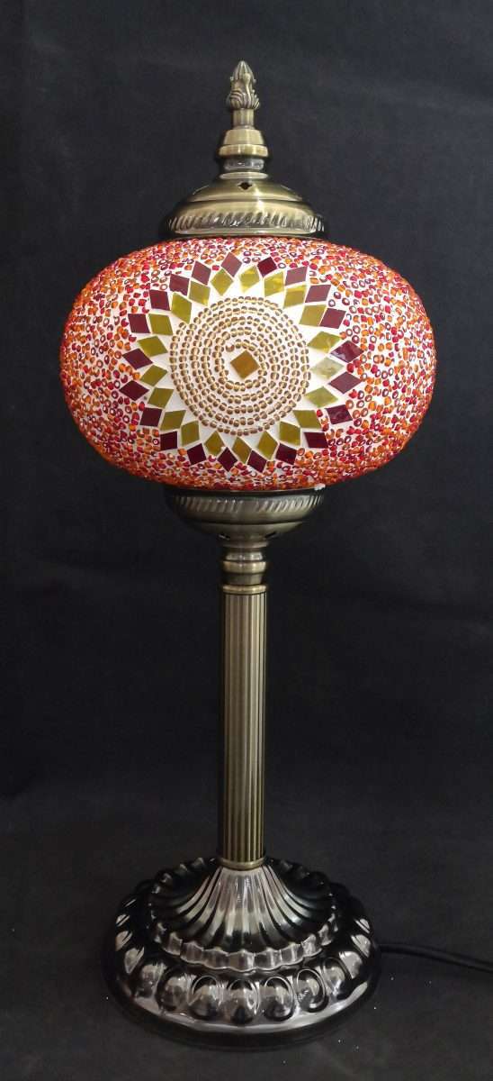 Turkish Mosaic Lamp Tall TL167 - MarshallsHealthShop