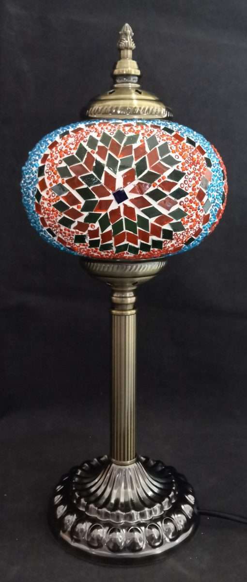 Turkish Mosaic Lamp Tall TL168 - MarshallsHealthShop