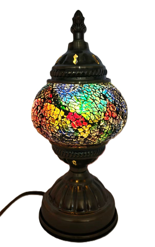 Turkish Mosaic Lamp TL188 Multicolour - 1st Stop Marshall's Health Shop, Gift Shop! - Heath and Natural Therapy New Brighton Christchurch - Naturopath