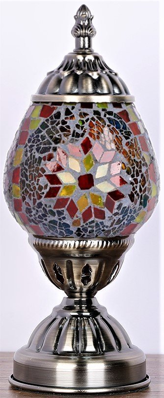 Turkish Mosaic Oval Lamp TL65 - 1st Stop Marshall's Health Shop, Gift Shop! - Heath and Natural Therapy New Brighton Christchurch - Naturopath