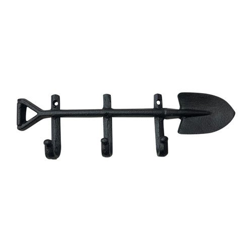 Wall Art Garden Spade 3 Cast Iron Hook# - 1st Stop Marshall's Health Shop, Gift Shop! - Heath and Natural Therapy New Brighton Christchurch - Naturopath#