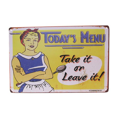Wall Art Tin Menu Today# - 1st Stop Marshall's Health Shop, Gift Shop! - Heath and Natural Therapy New Brighton Christchurch - Naturopath#