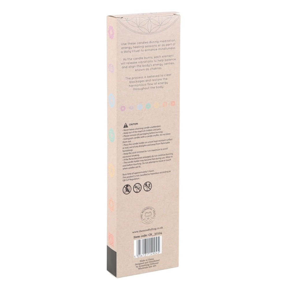 White Chakra Dinner Candles (3) - MarshallsHealthShop