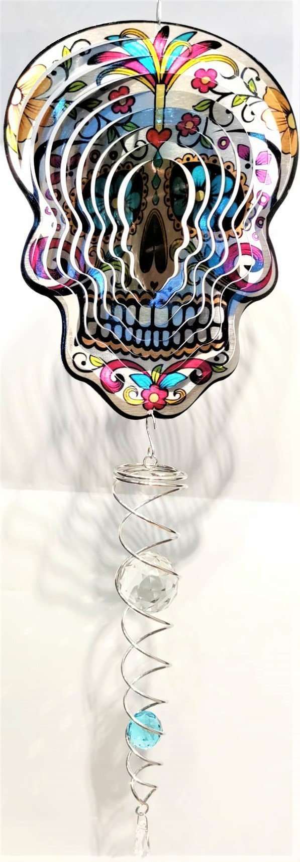 Wind Spinner Skull - MarshallsHealthShop
