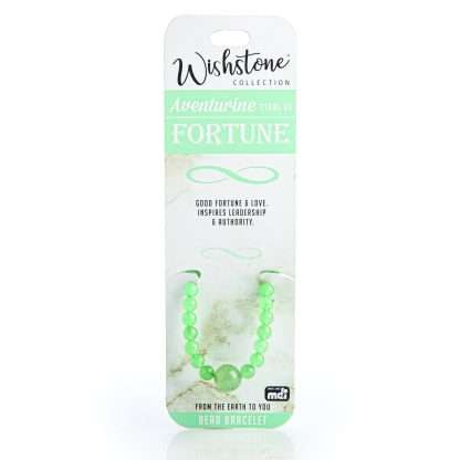 Wishstone Collection Aventurine Bead Bracelet - MarshallsHealthShop