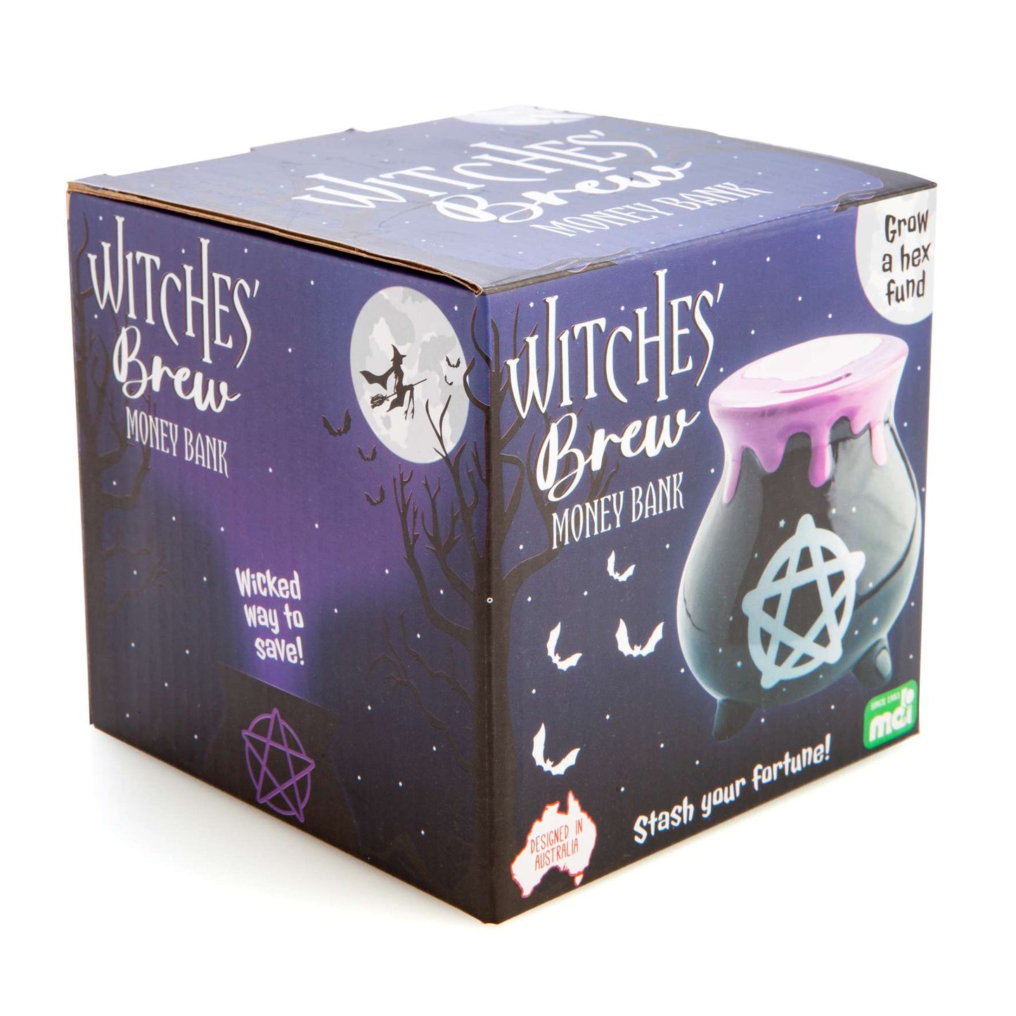 Witches' Brew Cauldron Money Bank - MarshallsHealthShop