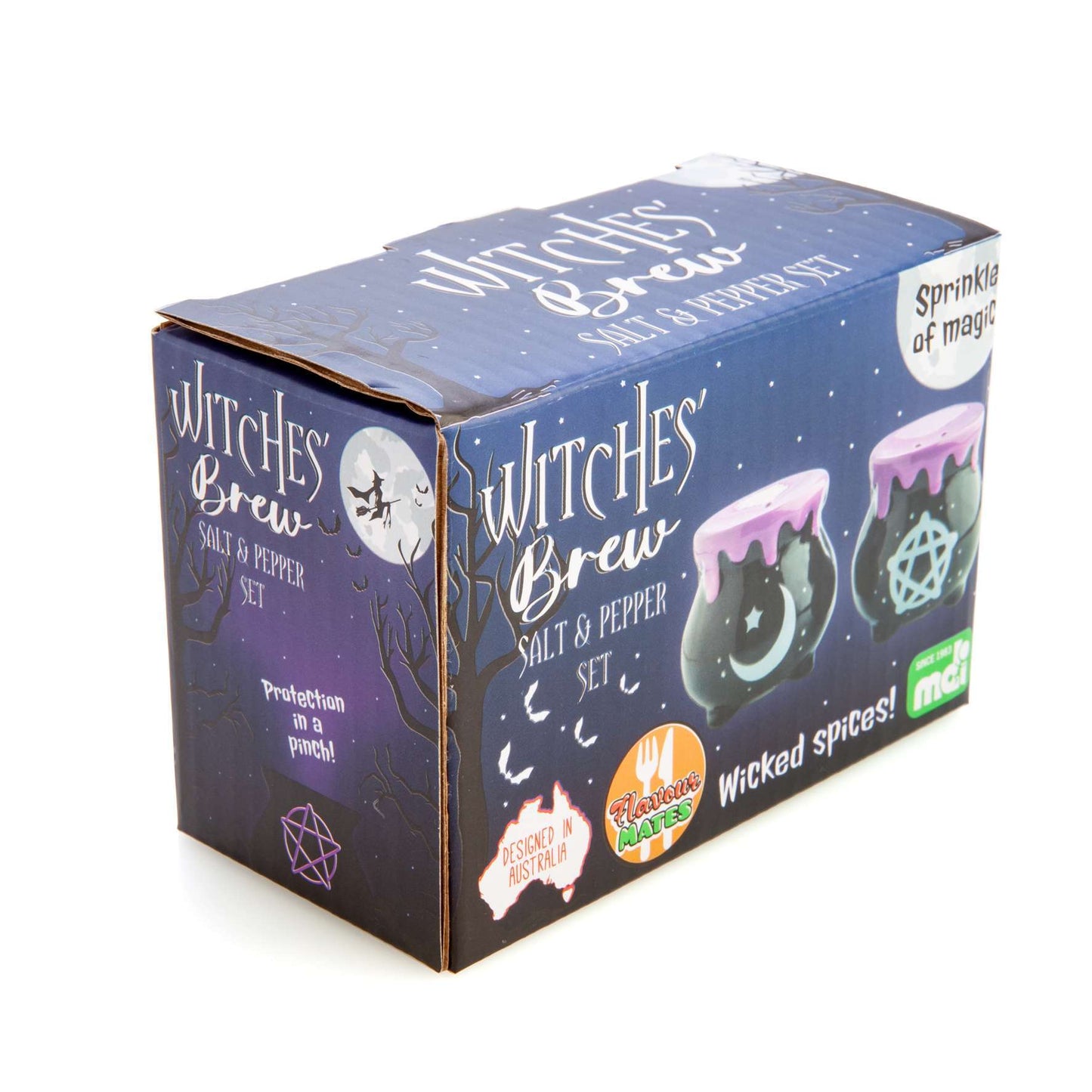 Witches' Brew Cauldron Salt & Pepper Set - MarshallsHealthShop