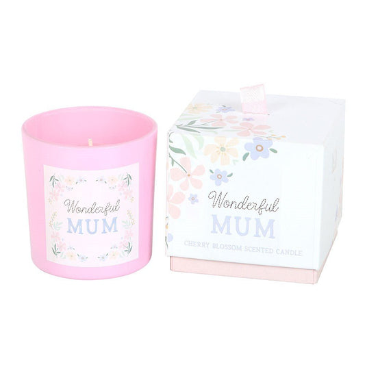 Wonderful Mum Cherry Blossom Candle - MarshallsHealthShop