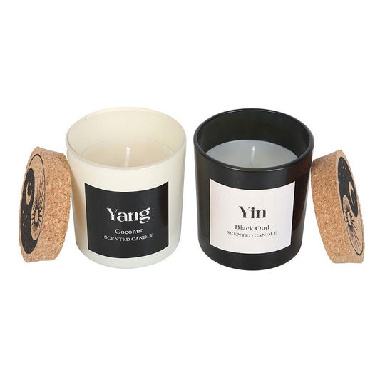 Yin Yang Black Oud & Coconut Candles - MarshallsHealthShop