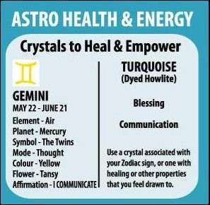 Zodiac Bracelet Howlite Gemini - MarshallsHealthShop