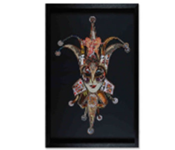 Kaku Queen Collage Art with Black Frame Size: 60x90x4 cm SKU:YS-19549