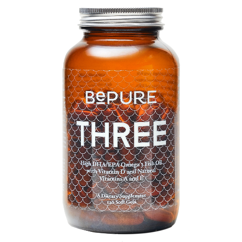 BePure Three Omega 3 Fish Oil 60-Day