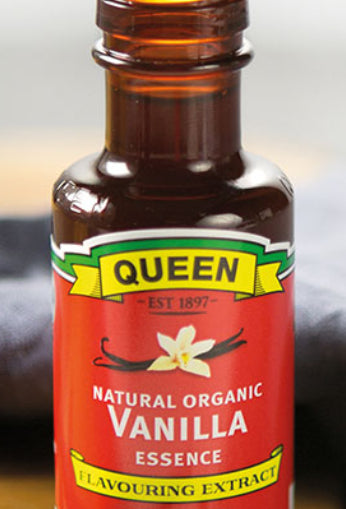 Queen Established 1897  Queen Natural Organic Vanilla Extract has been an Australian/New Zealand pantry staple for decades.  Made using our original recipe for over 100 years, this product is made by extracting vanilla from carefully selected beans with nothing artificial added. This vanilla is perfect for classic baking recipes. 