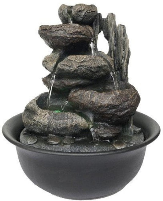 Water Feature Natural Rock Pools Warm 25 x 25 x 31cm Warm-white light SKU: WF24