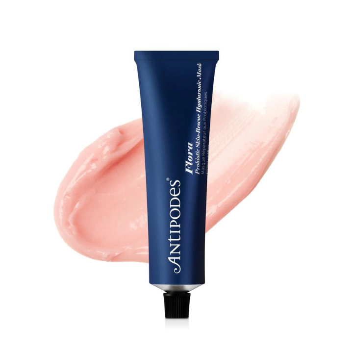 Antipodes Flora Probiotic Skin-Rescue Hyaluronic Mask 75ml 1st Stop, Marshall's Health Shop! Probiotics restore peace to red and inflamed skin in this hydrating mask, dermatologically approved for sensitive skin.