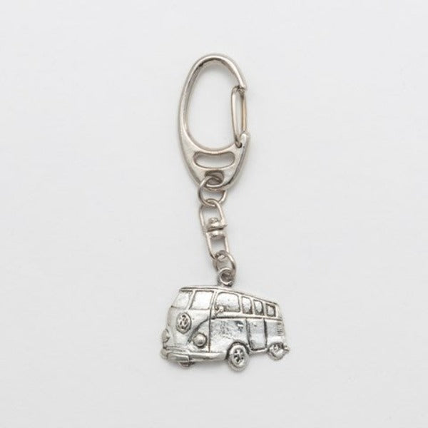 Salisbury Combi Van Small Keyring Combi van small keyring, handcrafted in England using lead-free pewter