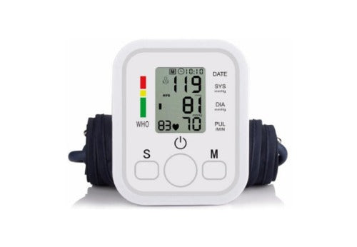 1st Stop, Marshalls Health Shop! Electronic Blood Pressure Monitor Portable Blood Pressure Monitor Household Sphygmomanometer Arm Band Type Digital Electronic Mini Blood Pressure Meter Tonometer