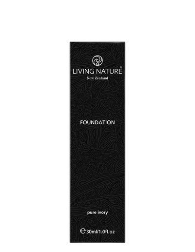 LIVING NATURE FOUNDATION - PURE IVORY Promote an even, glowing complexion with Living Nature’s natural foundation shade Pure Ivory, a lightweight formulation with added skincare benefits. Pure Ivory is a fair shade with neutral undertones, suitable for very light skin tones.