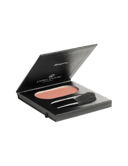 LIVING NATURE BLUSH - WARM SUMMER 4G Add a soft flush of mineral colour with Living Nature’s certified natural Warm Summer Blush. Define the cheek area and enhance your facial contours for a healthy radiant complexion. Warm Summer is warm-toned.
