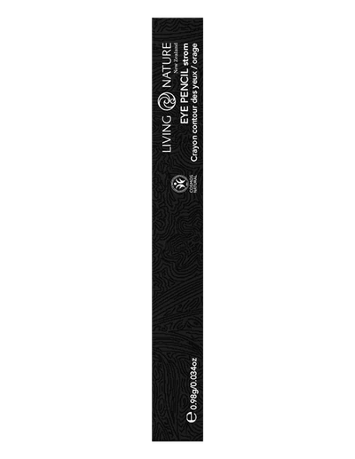 Living Nature's certified natural Eye Pencil in Storm is a moody storm grey shade, rich in natural pigments and gentle on skin for smooth, long-lasting application with a creamy consistency. Inspired by Mother Nature's moods, Storm Eye Pencil complements brown and green eyes.