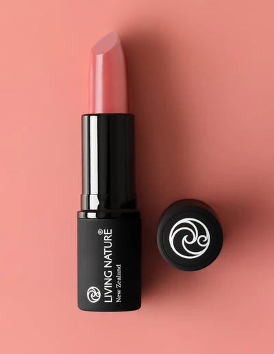 LIVING NATURE LIPSTICK - LAUGHTER Embrace fun and joy when wearing Living Nature’s certified natural Laughter lipstick, a soft vintage pink perfect for everyday wear. Formulated with the highest quality, all natural ingredients, Laughter hydrates and rejuvenates lips while providing long-lasting luscious colour.